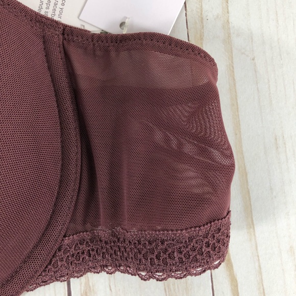 Demi Coverage Lightly Lined Racerback Bra Size 38B - Picture 5 of 6